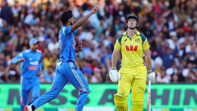 IND vs AUS: Marnus Labuschagne out as Cricket Australia makes surprise additions to Australia white ball squads ahead of third ODI against India Mitchell Marsh of Australia reacts to getting out for 11 runs. Bowled Arshdeep Singh of India and caught KL Rahul of India during game two in the One Day International series between Australia and India at Adelaide Oval on October 23