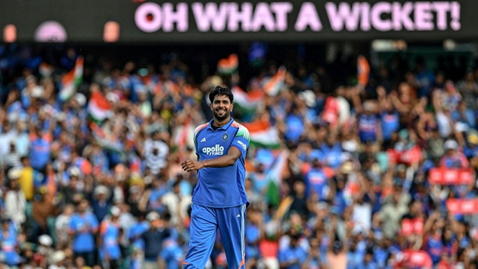 'He is ticking all the boxes right...': Gautam Gambhir's 2011 World Cup-winning teammate lauds Harshit Rana after his 4-wicket haul vs Australia in 3rd ODI Harshit Rana reacts after taking the wicket of Australia's Josh Hazlewood during the third one-day international (ODI) men's cricket match between Australia and India