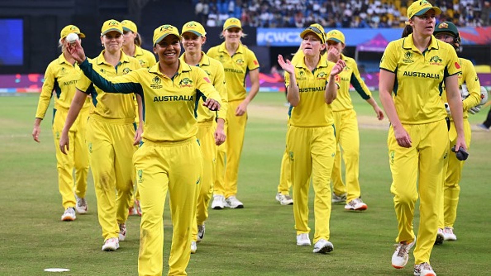 Women's World Cup: Alana's King-sized 7-fer hands Australia resounding seven-wicket win over SA, wrap up 98-run chase in 16.5 overs Women's World Cup: Alana's King-sized 7-fer hands Australia resounding seven-wicket win over SA, wrap up 98-run chase in 16.5 overs