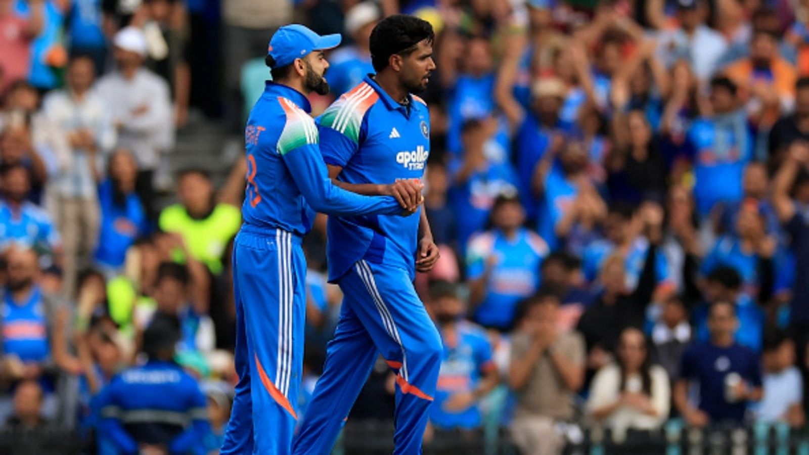 'Perform kar warna bahar bitha dunga': Harshit Rana's childhood coach reveals Gautam Gambhir's ultimatum on Australia tour, slams Kris Srikkanth Harshit Rana of India celebrates with Virat Kohli after dismissing Mitchell Owen of Australia during game three of the ODI series at Sydney Cricket Ground on October 25, 2025.