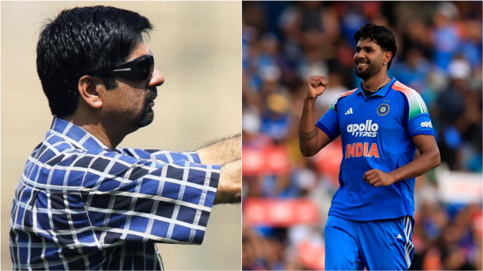 'Yes, I criticised you a lot, but...': Kris Srikkanth lauds Harshit Rana after calling him Gautam Gambhir’s ‘Yes man’ few weeks ago Former chief selector Kris Srikkanth; Harshit Rana celebrates a wicket against Australia at Sydney Cricket Ground.