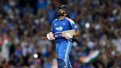 'Maybe you will see a few more...': Abhishek Nayar's massive revelation on Rohit Sharma's future plans after epic transformation for Australia series Rohit Sharma of India reacts after completing a century (100 runs) during game three of the One Day International series between Australia and India at Sydney Cricket Ground