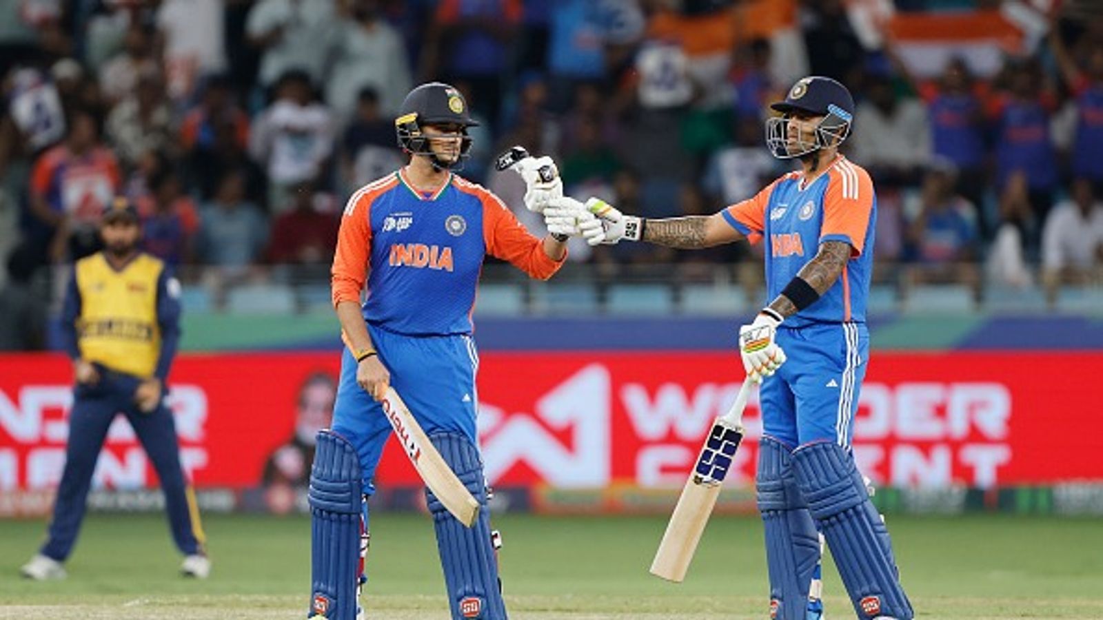 Not Suryakumar Yadav or Shubman Gill, World Cup-winning star picks this Indian star as X-factor in T20I series against Australia Abhishek Sharma of India (L) after scoring a fifty witty Surya Kumar Yadhav captain of India during the Asia Cup Super Fours match between India and Sri Lanka