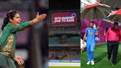 Women's World Cup: Rain plays spoilsport again as India vs Bangladesh clash called off Women's World Cup: Rain plays spoilsport again as India vs Bangladesh clash called off