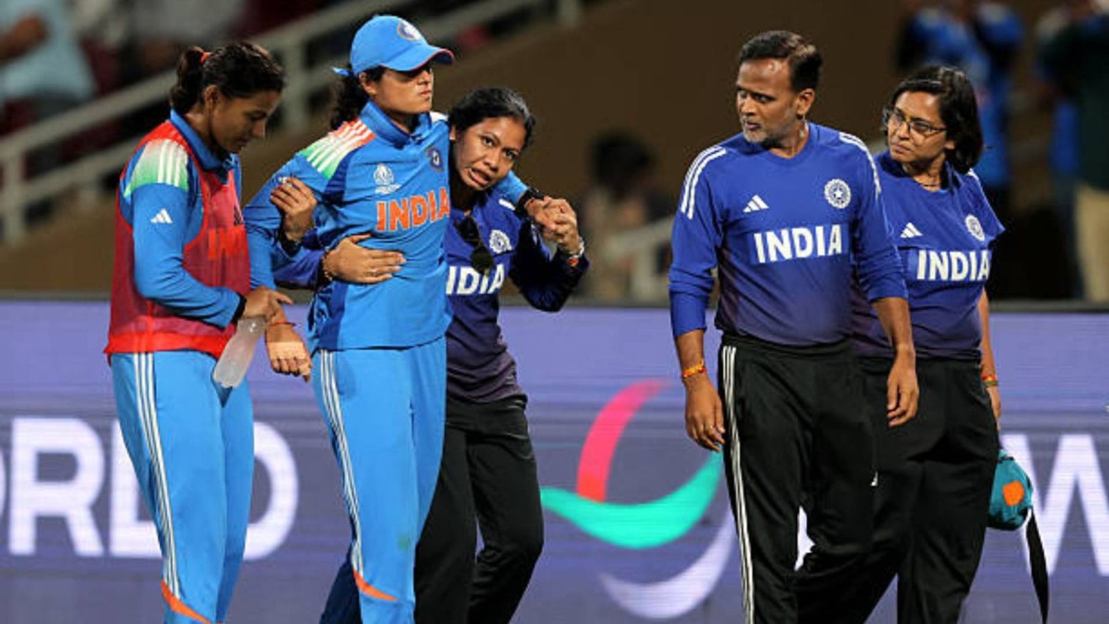Pratika Rawal to miss semi-final clash against Australia? Report provides massive update Pratika Rawal of India is helped off the pitch during the ICC Women's Cricket World Cup India 2025 match between India and Bangladesh at DY Patil Stadium