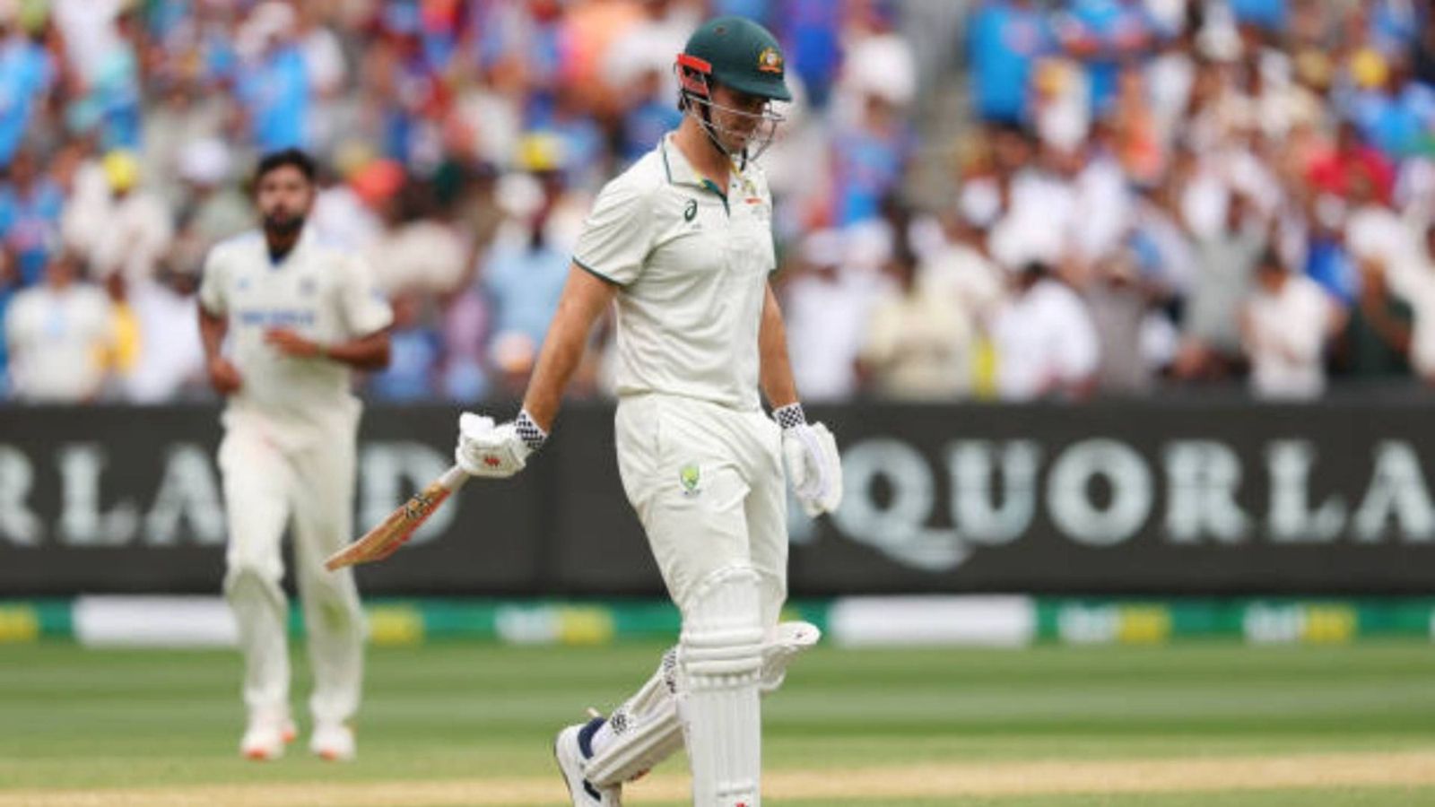 'We still haven't given up on him...': Australia head coach hints at this player's comeback in The Ashes Mitchell Marsh of Australia reacts to being dismissed during day one of the Men's Fourth Test Match in the series between Australia and India at Melbourne Cricket Ground