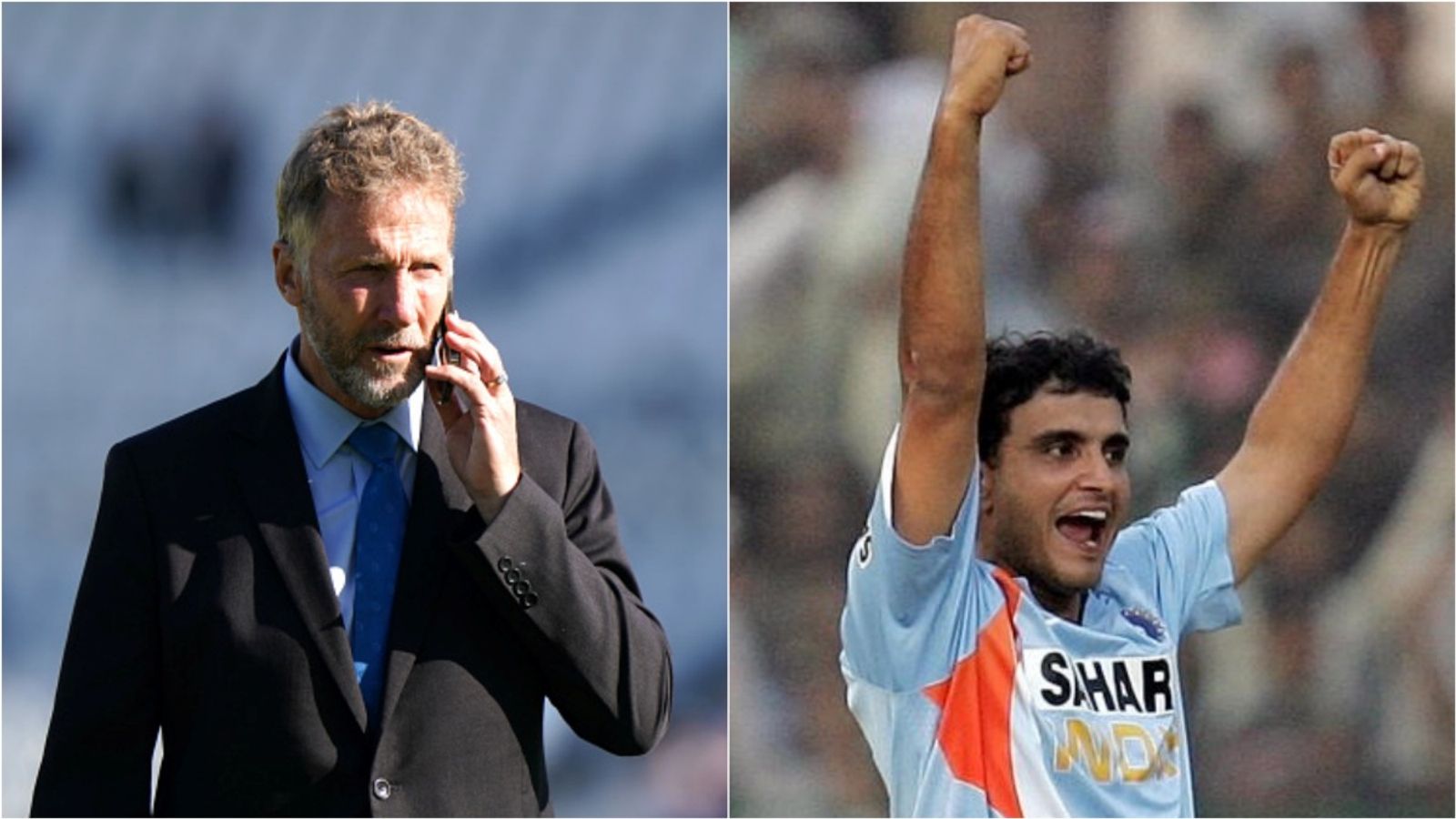 'I got a phone call saying, 'be lenient': Former England match referee makes shocking claim about politics in ICC, recalls incident involving Sourav Ganguly Former ICC match referee Chris Broad; Former India captain Sourav Ganguly.