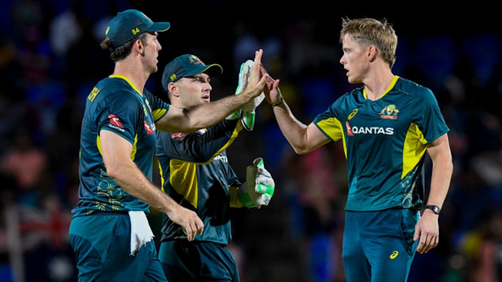 'He's ready to go': Mitchell Marsh confirms availability of star player for 1st T20I vs India after he missed ODI series due to injury Nathan Ellis (R), Josh Inglis (C) and Mitchell Marsh (L) of Australia celebrate the dismissal of Matthew Forde of West Indies during the fifth and final T20I at Warner Park Sporting Complex in Basseterre, Saint Kitts and Nevis, on July 28, 2025.