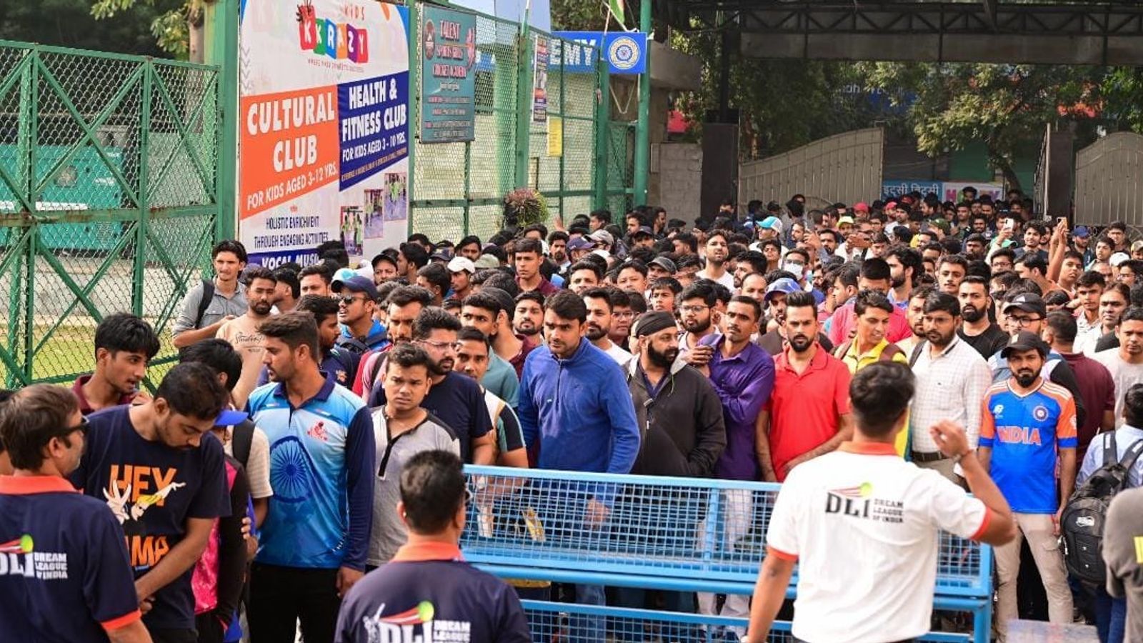 Over 4000 players participate in Dream league of India’s Delhi trials Over 4000 players participate in Dream league of India’s Delhi trials