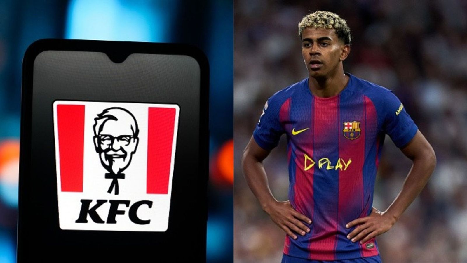 ‘At least…’: KFC roasts Lamine Yamal’s flop performance against Real Madrid in hilarious ad KFC, Lamine Yamal in the frame (Images vi Getty)