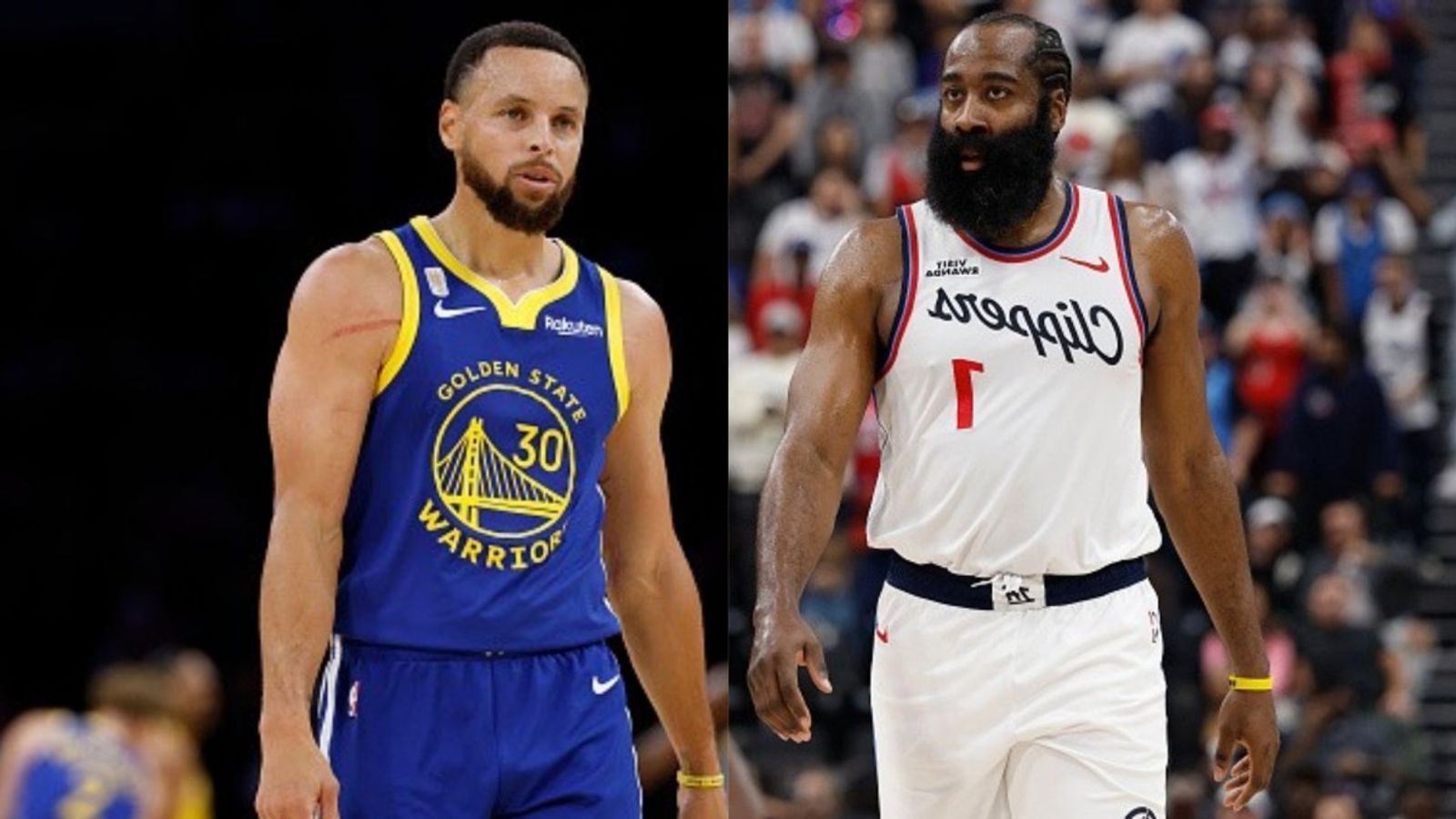 Warriors vs Clippers schedule: Date, time, live stream and more on NBA 2025-26 season Stephen Curry, James Harden in the frame (Images via Getty)