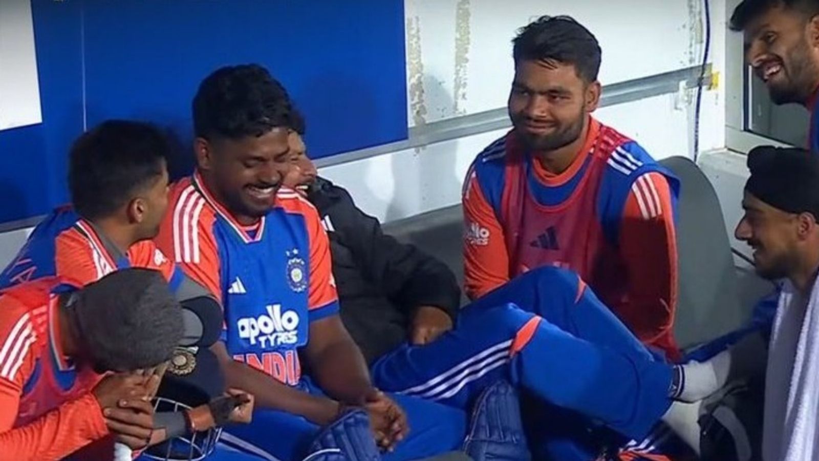 'He has no option but to be tight-lipped and bat wherever...': Kris Srikkanth targets Gautam Gambhir again, calls Sanju Samson 'most unlucky' Sanju Samson shares a light-hearted moment with his teammates during the rain break at Manuka Oval, Canberra during first T20I against Australia on October 29.