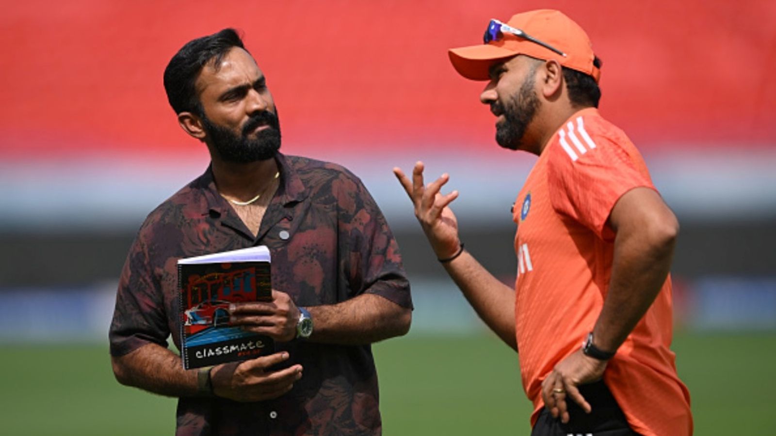 'I don't know how the rankings work': Dinesh Karthik shocked to see Rohit Sharma becoming no.1 ODI batter for 1st time in 18-year career India captain Rohit Sharma with former player and Television pundit Dinesh Karthik during the net Session at Rajiv Gandhi International Stadium on January 24, 2024 .