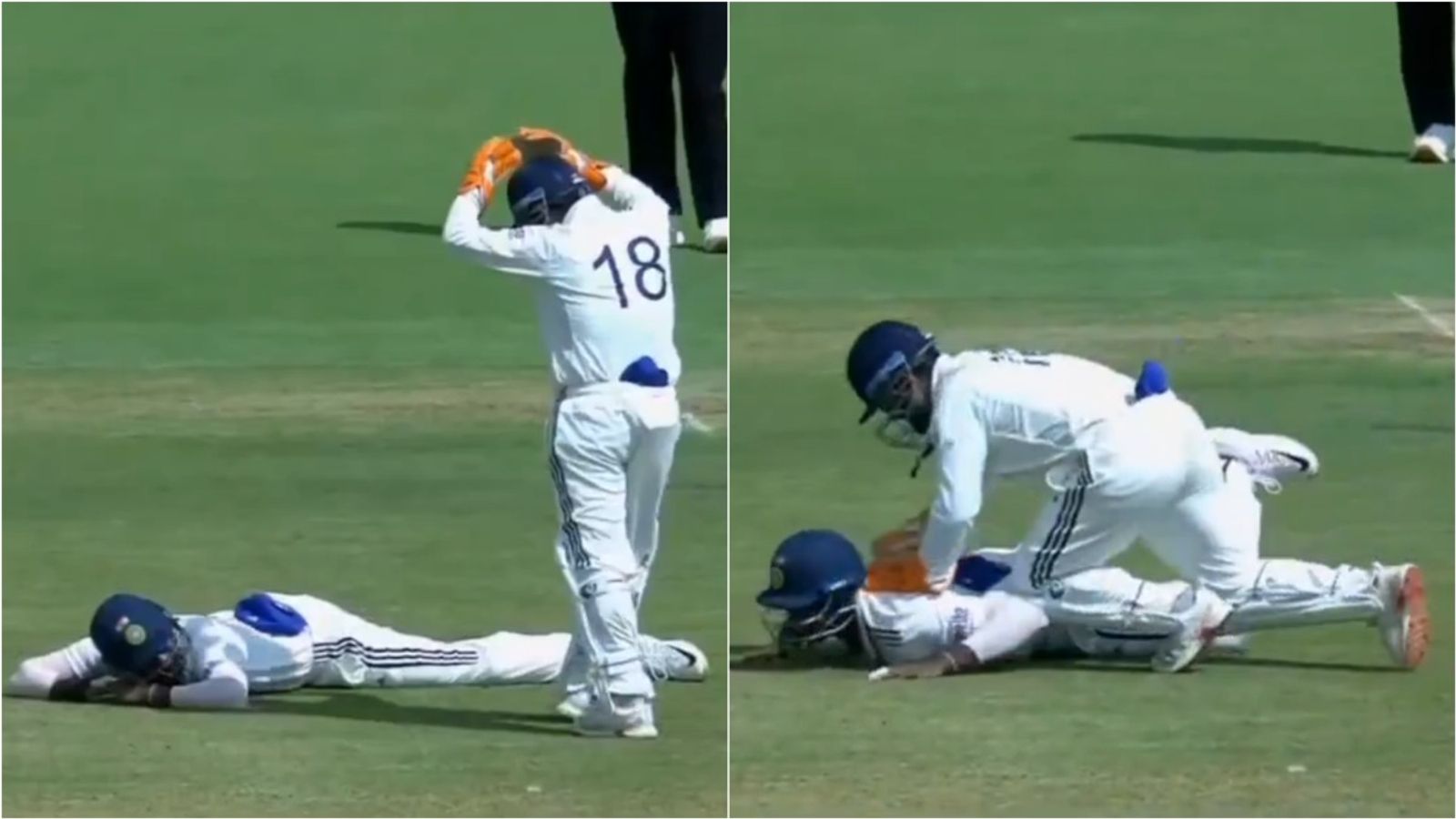 WATCH: India A captain Rishabh Pant's unique way to cheer up Sai Sudharsan after dropped catch against South Africa A in 1st game WATCH: India A captain Rishabh Pant's unique way to cheer up Sai Sudharsan after dropped catch against South Africa A in 1st game