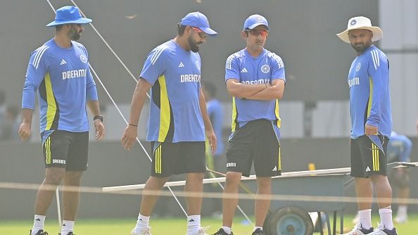 From Left: Former India's assistant coach Abhishek Sharma along with Rohit Sharma, Gautam Gambhir and Rishabh Pant in this frame