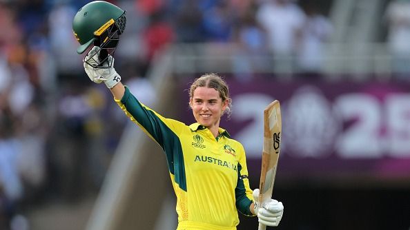 Australia's star batter Phoebe Litchfield in this frame