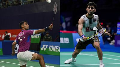 Hylo Open: India's Kiran George shocks France star to sail into quarterfinals; Lakshya, Rakshitha advance too India's star shuttlers Kiran George (L) and Lakshya Sen in frame