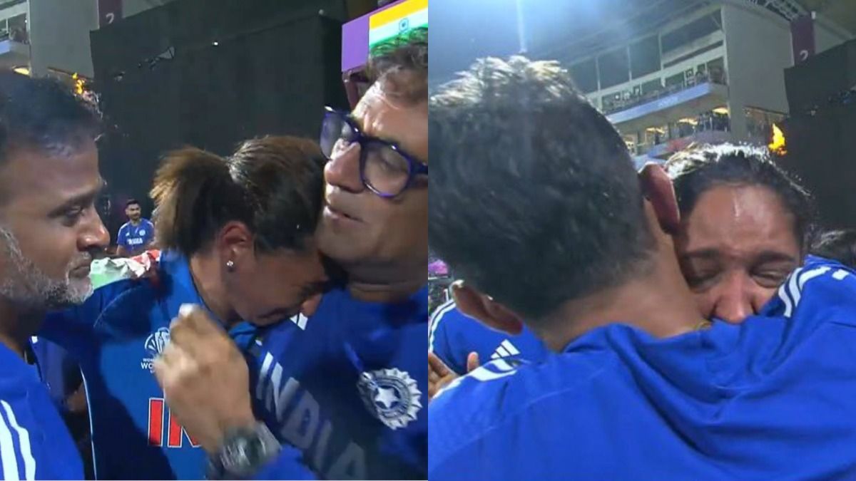 Harmanpreet cries inconsolably after India's historic win over Australia to make Women's World Cup 2025 final