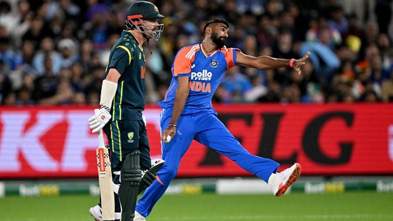 'Whenever Bumrah gets desperate to pick up wickets, he becomes wayward': India's WC-winner's big claim after India’s MCG defeat India's Jasprit Bumrah (R) bowls next to Australia's Travis Head in this frame
