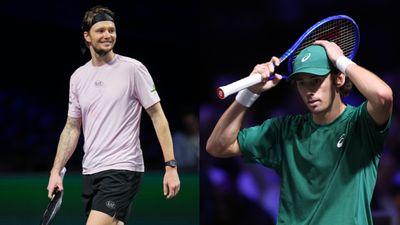 Alexander Bublik reacts after beating Alex de Minaur to reach new milestone in Paris Alexander Bublik reacts after beating Alex de Minaur to reach new milestone in Paris