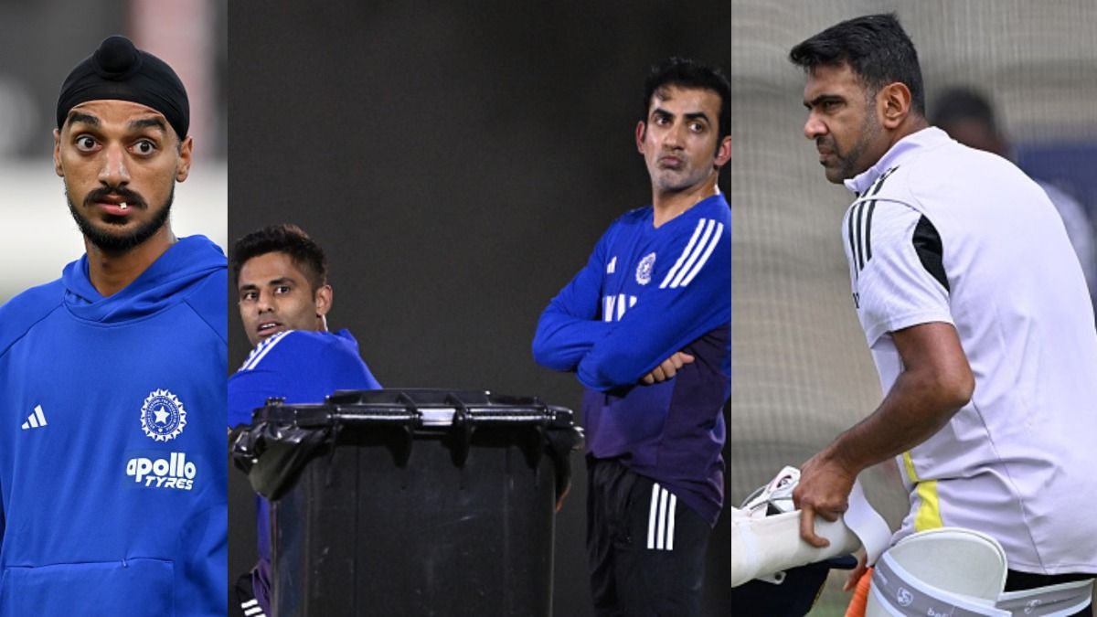 Arshdeep Singh, Suryakumar Yadav and Gautam Gambhir along with Ravichandran Ashwin Arshdeep Singh along with Suryakumar Yadav and Gautam Gambhir