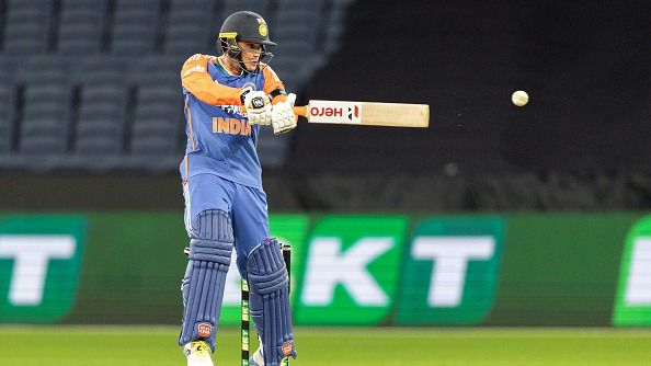 India's explosive batter Abhishek Sharma in this frame