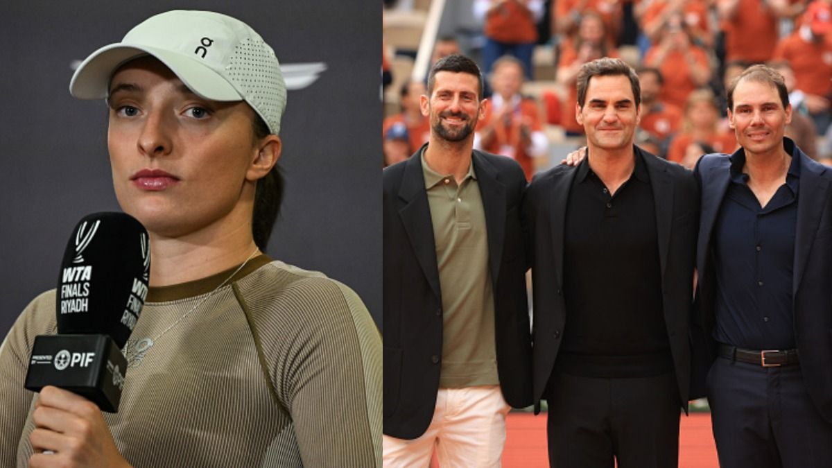 Iga Swiatek reveals how one of the "Big Three" fuels her mindset before high-pressure games Iga Swiatek reveals how one of the "Big Three" fuels her mindset before high-pressure games