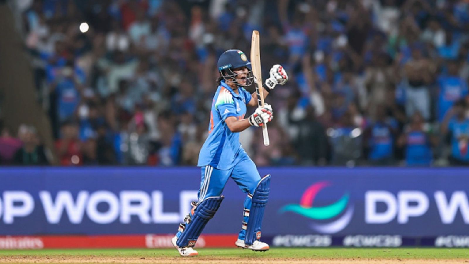'They still don't know I was injured': Amanjot Kaur reveals she lied to family before World Cup, told them she was at 'high performance camp' Amanjot Kaur of India celebrates after winning the game during the ICC Women's World Cup 2025 semi-final match againts Australia at DY Patil Stadium on October 30, 2025 in Navi Mumbai, India.