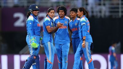 IND vs SA, WC final: Surat industrialists to gift diamonds, solar panels to players if Harmanpreet Kaur-led India won the Women's ODI World Cup 2025 Sree Charani of India celebrates with team mates Richa Ghosh, Radha Yadav, Kranti Gaud and Harmanpreet Kaur after taking the wicket of Annabel Sutherland