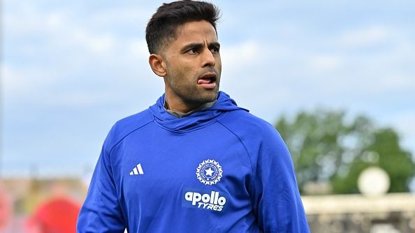 India's T20I captain Suryakumar Yadav in this frame