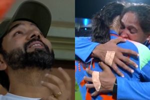 Watch: Rohit Sharma, Harmanpreet Kaur, Smriti Mandhana break down in tears after India win historic Women's ODI World Cup title SportsTak