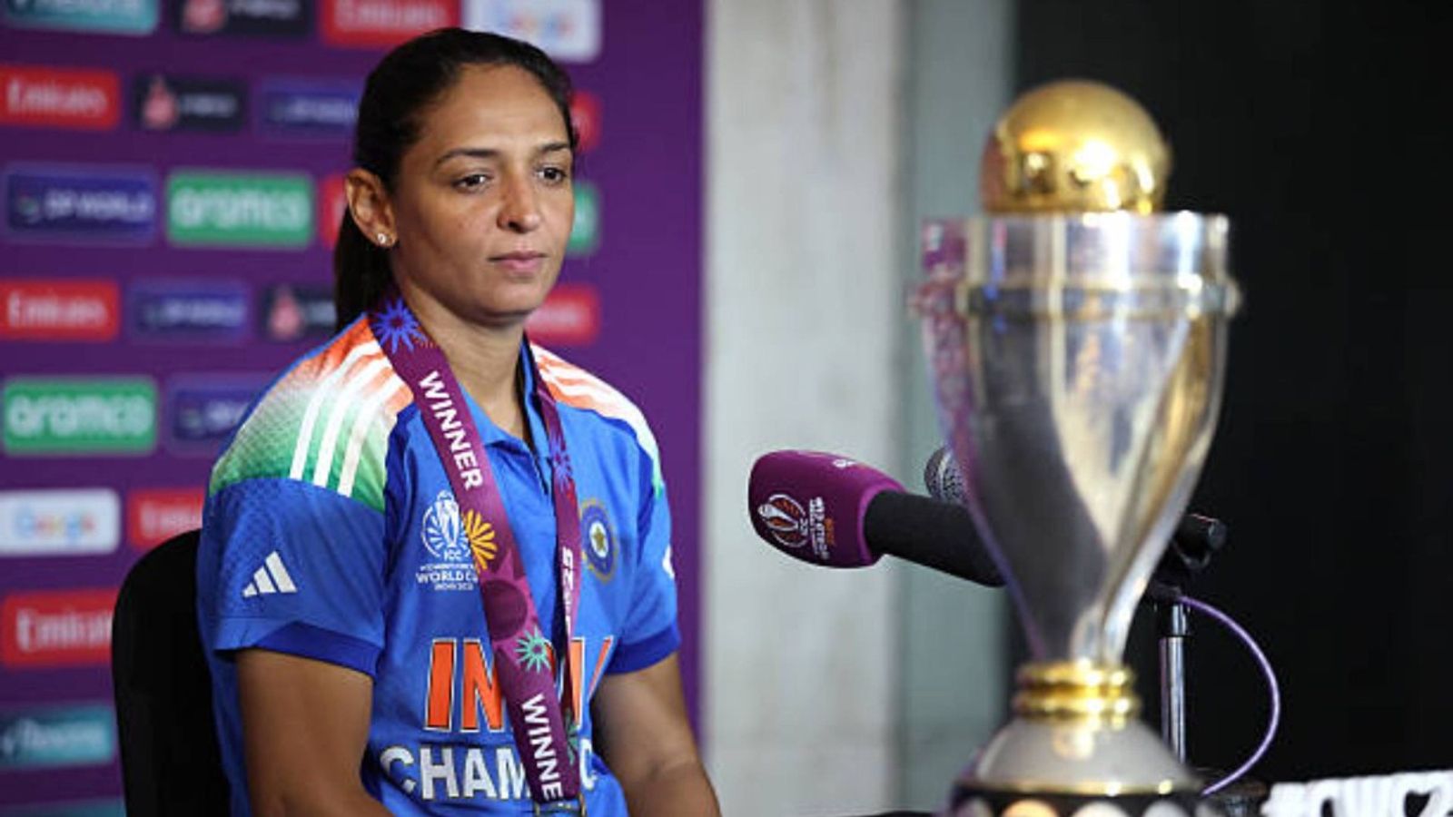 'That night changed a lot of things for us...': Harmanpreet Kaur reveals how the defeat to England fueled India's WC triumph Harmanpreet Kaur of India speaks to the media during a post match press conference following victory in the ICC Women's Cricket World Cup India 2025 Final match between India and South Africa