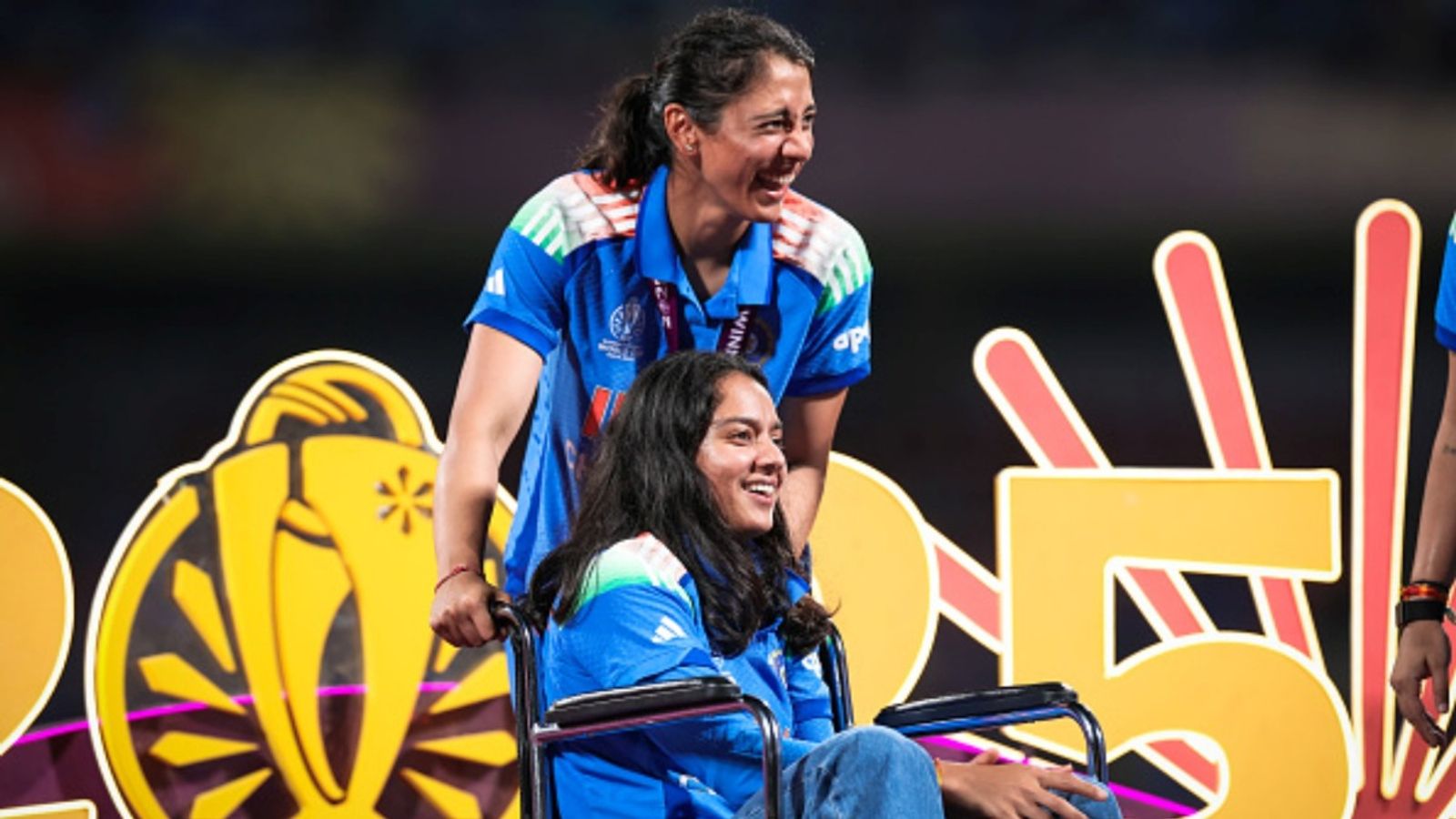 'When Pratika got injured, everybody was crying...': Harmanpreet Kaur reveals how team was affected by opener getting ruled out of World Cup India openers Smriti Mandhana and Pratika Rawal celebrate after the ICC Women's Cricket World Cup India 2025 Final match against South Africa at Dr. DY Patil Sports Academy on November 02, 2025 in Navi Mumbai, India.