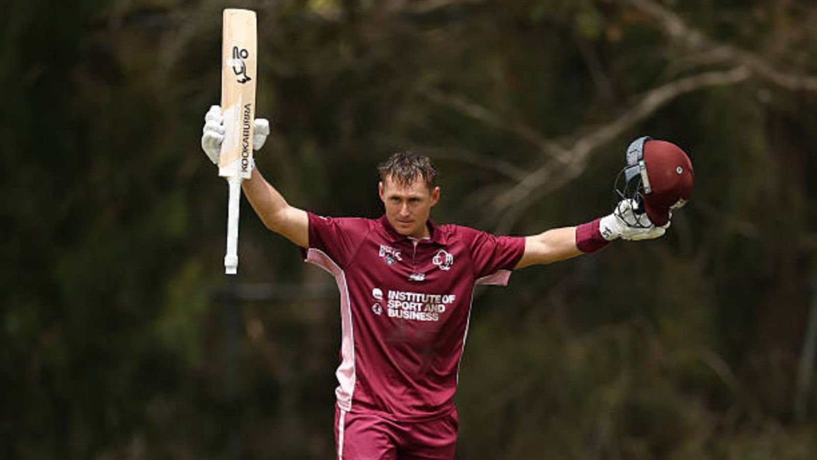 Marnus Labuschagne continues stellar form ahead of The Ashes, sends clear message to selectors with fifth ton from last 8 innings Marnus Labuschagne of Queensland raises his bat after scoring 100 runs during the One Day Cup match between New South Wales and Queensland