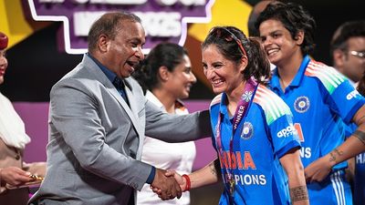 After Madhya Pradesh announces INR 1 crore for Kranti Goud, Himachal Pradesh CM declares ₹1 crore cash prize for Renuka Singh Thakur post World Cup win Renuka Singh Thakur of India receives the gold medal after the ICC Women's Cricket World Cup India 2025 Final match between India and South Africa at Dr. DY Patil Sports Academy on November 02, 2025