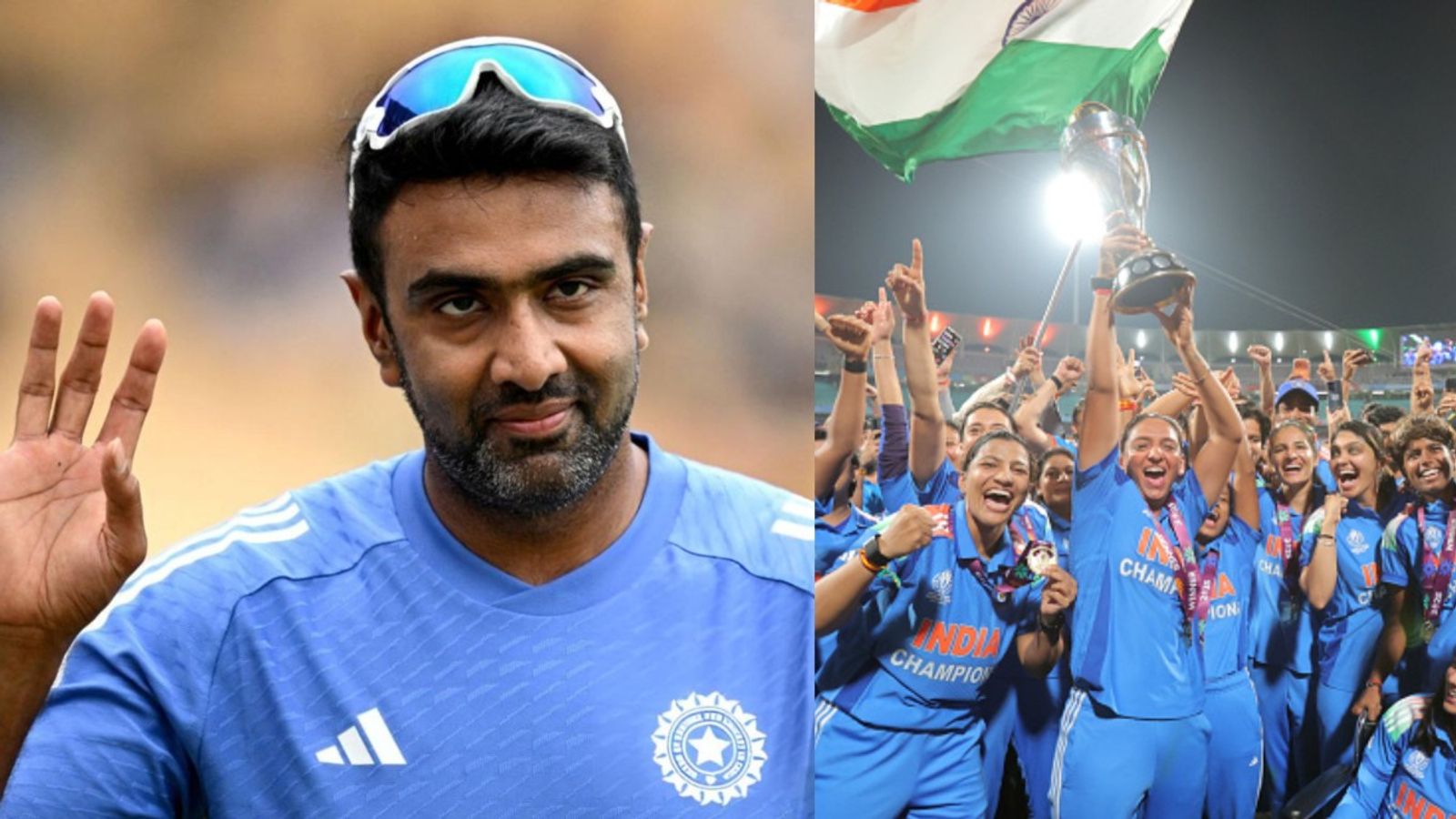 Ravichandran Ashwin rates Harmanpreet-led side's Women's World Cup win as 'bigger and colossal achievement than any World Cup India ever won' Ravichandran Ashwin along with Harmanpreet-led India