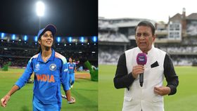 Jemimah Rodrigues and Sunil Gavaskar Jemimah Rodrigues and Sunil Gavaskar