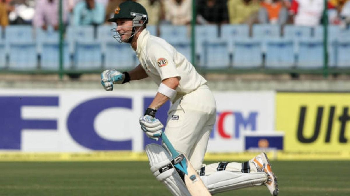Australi's Michael Clarke in action during the fourth day of the Third Test match between India and Australia at Feroz Shah Kotla Ground Australi's Michael Clarke in action during the fourth day of the Third Test match between India and Australia at Feroz Shah Kotla Ground