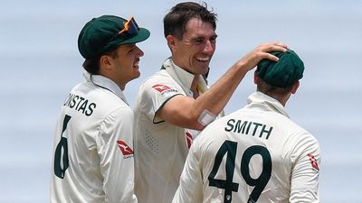 'If he farts, its a headline': Australia selector's blunt remark on 20-year-old star's absence from Ashes squad Australia's Pat Cummins (2L), Sam Konstas (L) and Steve Smith in this frame