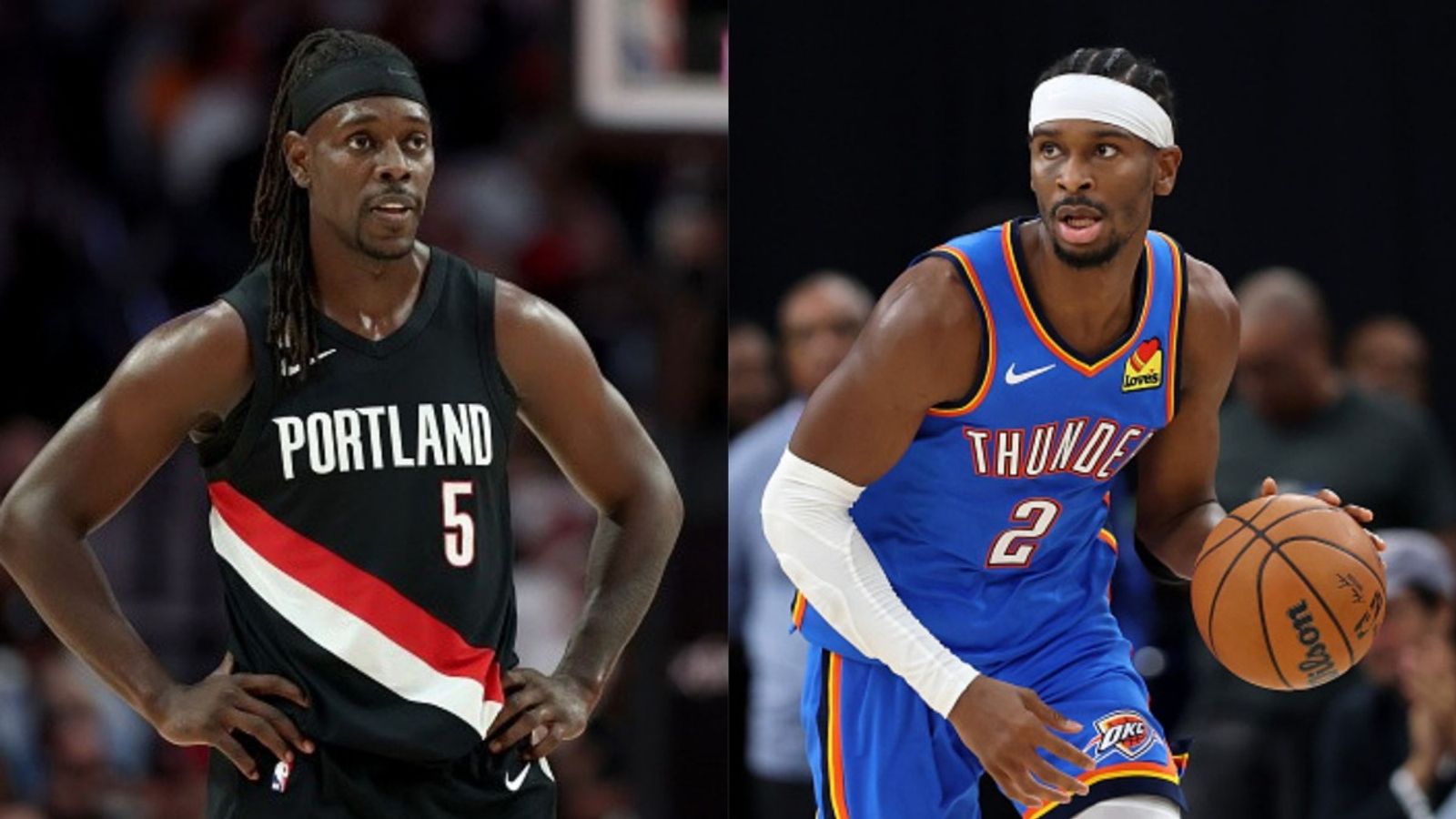 Thunder vs Trail Blazers schedule: Date, time, live stream, and more on the NBA 2025-26 season Jrue Holiday, Shai Gilgeous-Alexander in the frame (Images via Getty)