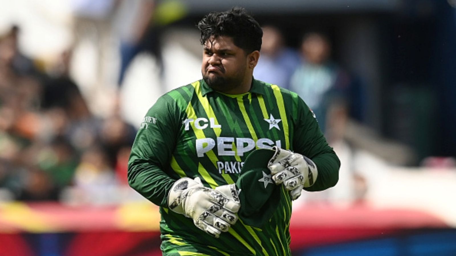 'I don't know if I should say this, but technically he's correct': Pakistan's Azam Khan backs Suryakumar Yadav's 'no rivalry' comment Azam Khan of Pakistan looks on during the 2nd T20I against England Edgbaston on May 25, 2024 in Birmingham, England.