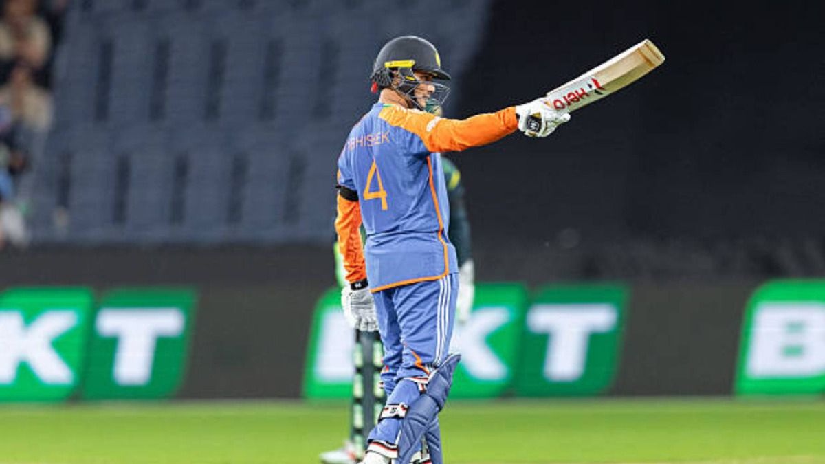 Abhishek Sharma in this frame Abhishek Sharma in this frame