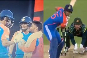 Watch: Shivam Dube launches gigantic six after Gautam Gambhir's message reaches him through Rinku Singh in 4th T20I vs Australia SportsTak