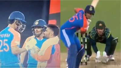 Watch: Shivam Dube launches gigantic six after Gautam Gambhir's message reaches him through Rinku Singh in 4th T20I vs Australia Shivam Dube launches gigantic six after Gautam Gambhir's message reaches him through Rinku Singh in 4th T20I vs Australia