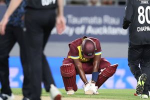 West Indies batters smack record-equalling 18 sixes in run chase but lose by 3 runs in last-ball thriller vs New Zealand SportsTak