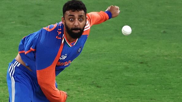 India's ace spinner Varun Chakravarthy in this frame India's ace spinner Varun Chakravarthy in this frame