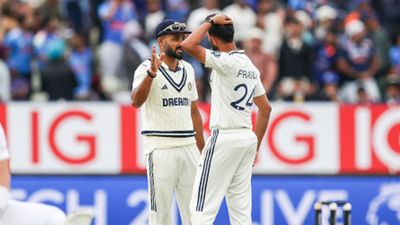 Akash Deep, Prasidh Krishna's exploits help India A take command over SA A despite Ackerman's ton, ends Day 2 with 112-run lead in 2nd unofficial Test India A's Akash Deep (L) and Prasidh Krishna in this frame