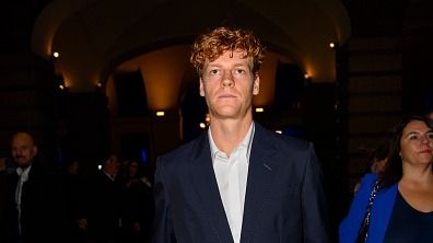 Jannik Sinner of Italy attends the Nitto ATP Finals 2025 Blue Carpet at Teatro Regio on November 7, 2025.
