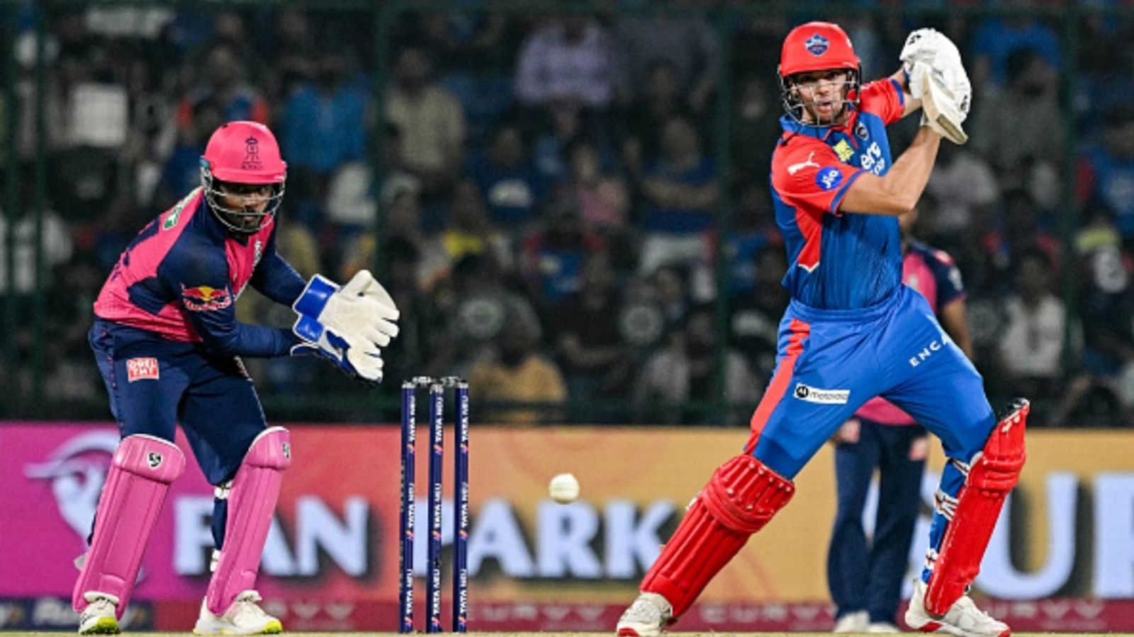 Why Sanju Samson-Tristan Stubbs trade came to a halt after almost getting finalised? Reason revealed! Delhi Capitals' Tristan Stubbs (R) plays a shot as Rajasthan Royals' wicketkeeper and captain Sanju Samson watches during the Indian Premier League (IPL) match at the Arun Jaitley Stadium in New Delhi on April 16, 2025.