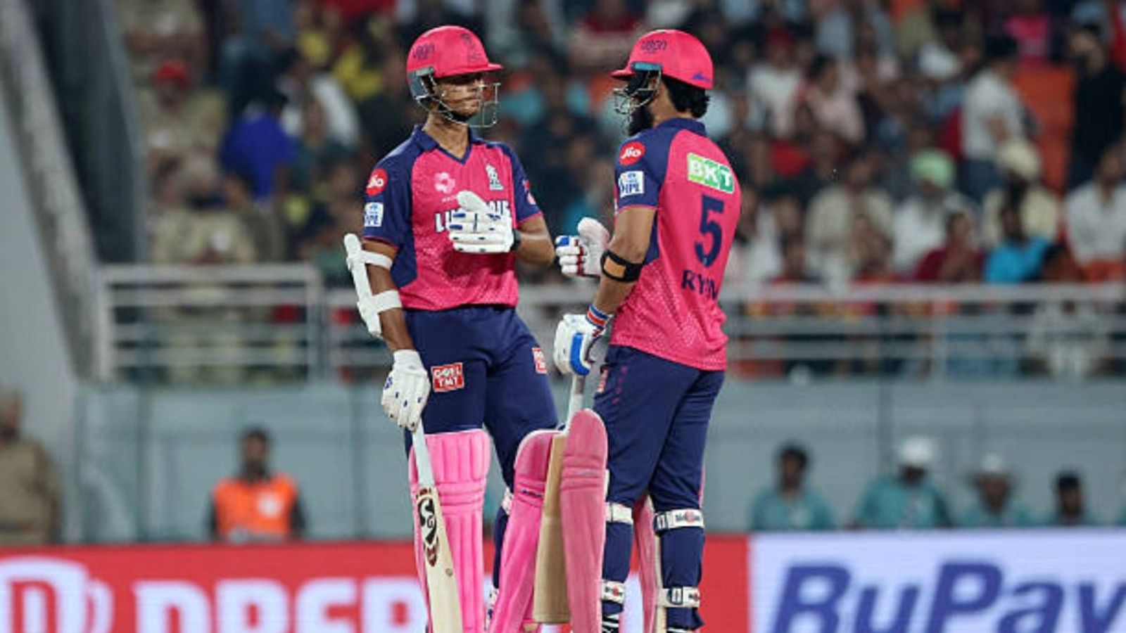 'He has done everything with...': Ex-India star wants 23-year-old to captain Rajasthan Royals if Sanju Samson leaves Yashasvi Jaiswal and Riyan Parag of Rajasthan Royals during the 2025 IPL match between Punjab Kings and Rajasthan Royals at Maharaja Yadavindra Singh International Cricket Stadium
